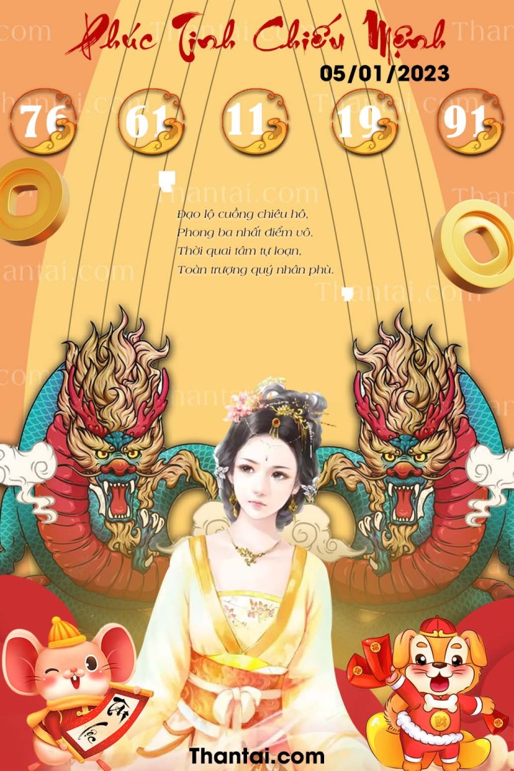 Phúc Tinh Chiếu Mệnh 01/01/2023