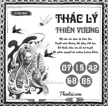 THÁC LÝ THIÊN VƯƠNG 21/03/2024