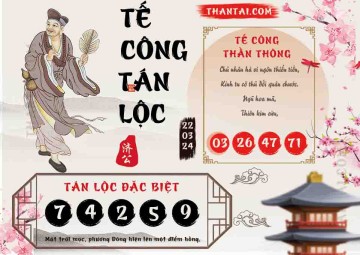 Tế Công Tán Lộc 22/03/2024