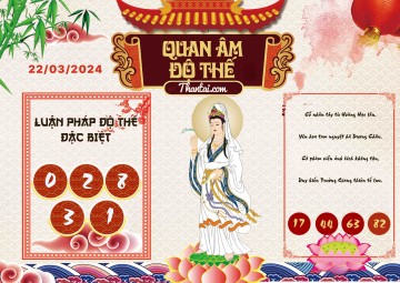 Quan Âm Độ Thế 22/03/2024