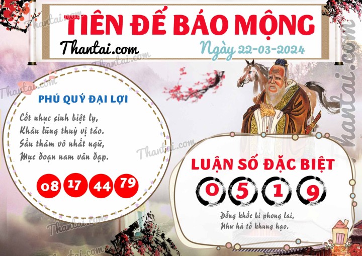 Tiên Đế Báo Mộng 07/03/2024