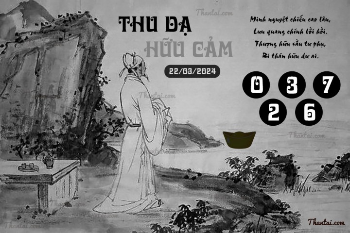 THU DẠ HỮU CẢM 07/03/2024