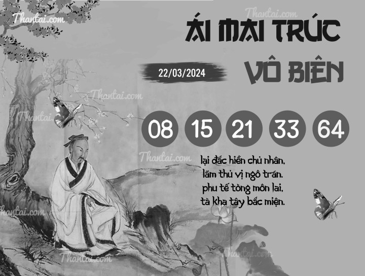 ÁI MAI TRÚC VÔ BIÊN 07/03/2024