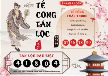 Tế Công Tán Lộc 23/03/2024