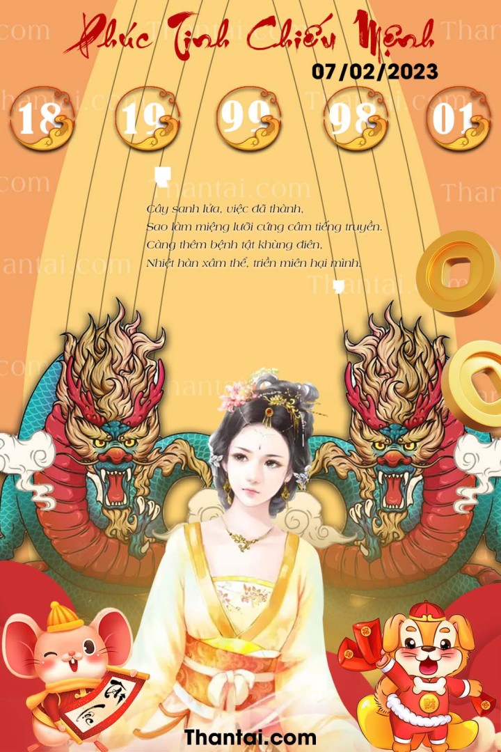 Phúc Tinh Chiếu Mệnh 23/01/2023