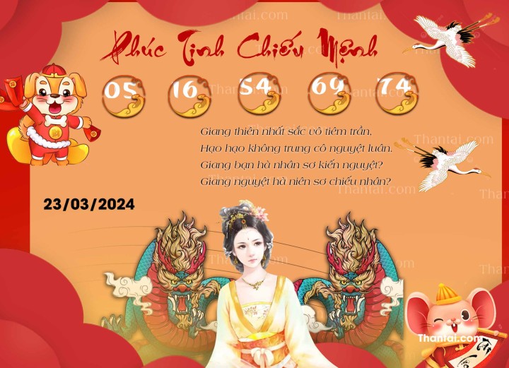 Phúc Tinh Chiếu Mệnh 08/03/2024