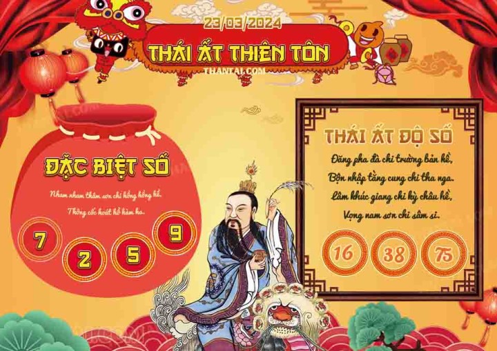 Thái Ất Thiên Tôn 08/03/2024