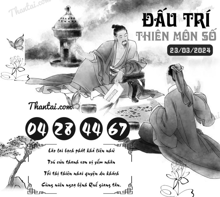 ĐẤU TRÍ THIÊN MÔN SỐ 08/03/2024