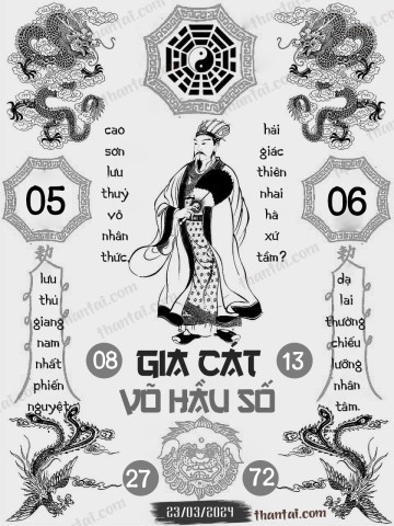 GIA CÁT VÕ HẦU SỐ 23/03/2024