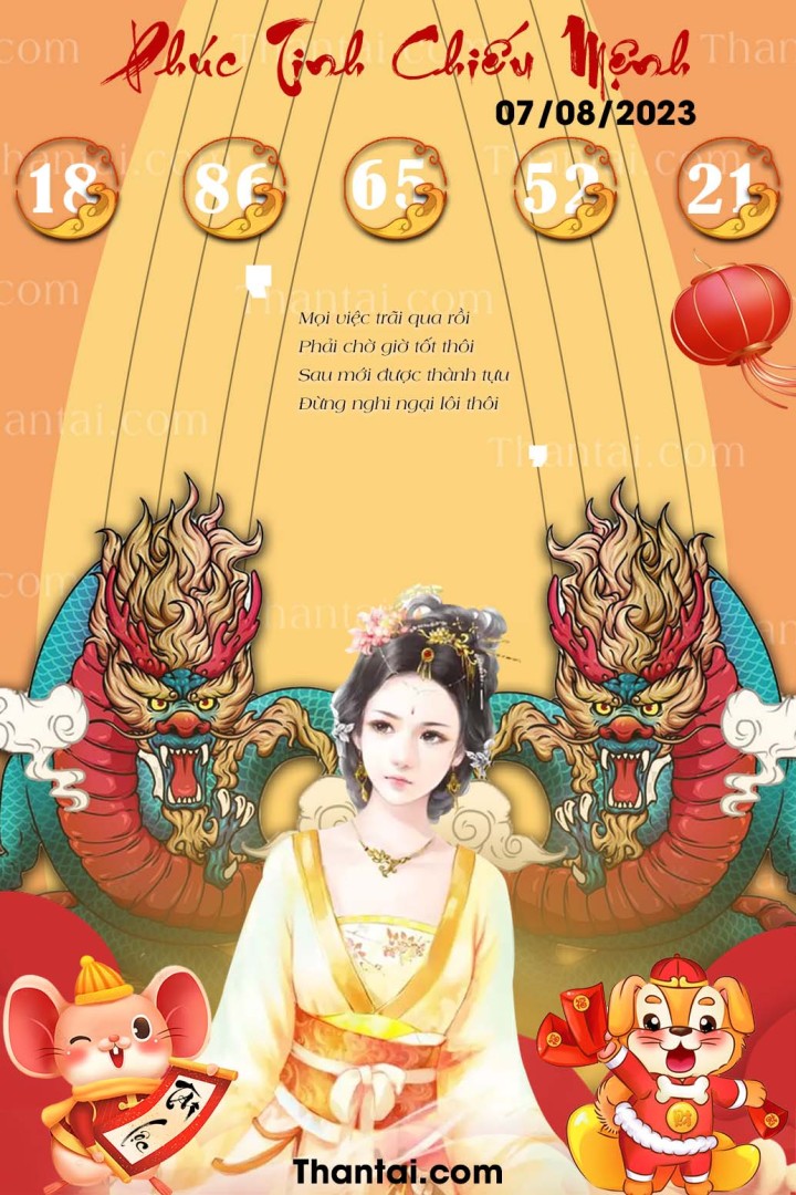 Phúc Tinh Chiếu Mệnh 23/07/2023