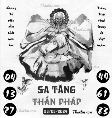 SA TĂNG THẦN PHÁP 23/03/2024