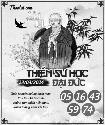 THIỀN SƯ HỌC ĐẠI ĐỨC 23/03/2024