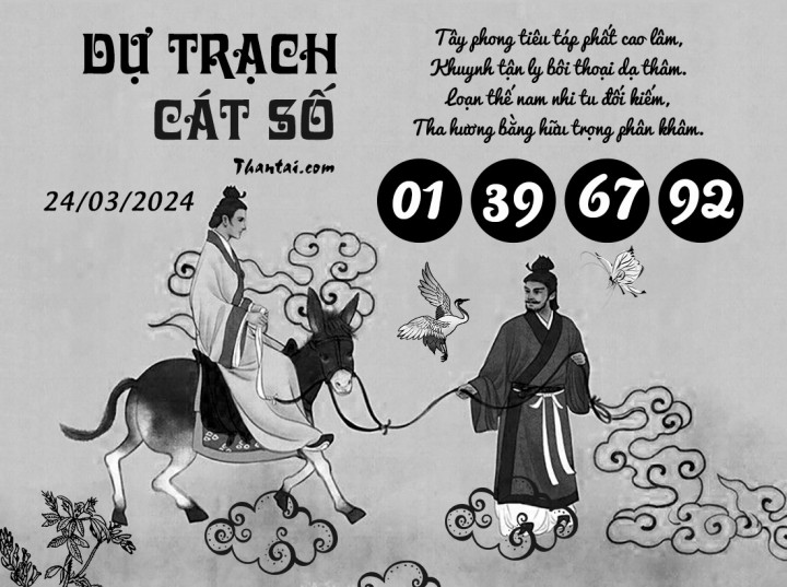 DỰ TRẠCH CÁT SỐ 09/03/2024