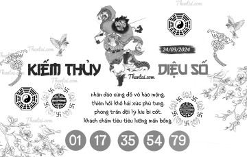 KIẾM THỦY DIỆU SỐ 24/03/2024