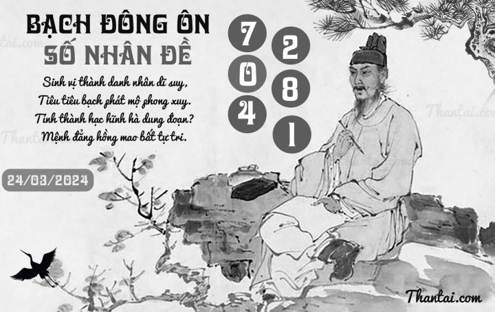 BẠCH ĐÔNG ÔN 09/03/2024