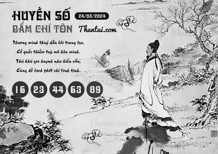 HUYỀN SỐ BẨM CHÍ TÔN 09/03/2024