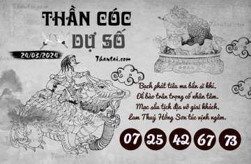 THẦN CÓC DỰ SỐ 24/03/2024