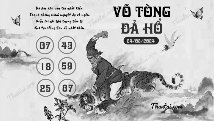 VÕ TÒNG ĐẢ HỔ 09/03/2024