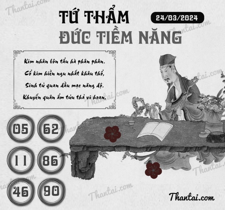 TỨ THẨM ĐỨC TIỀM NĂNG 09/03/2024