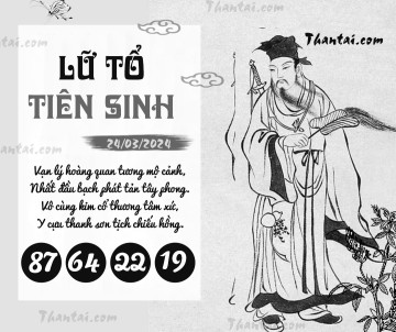 LỮ TỔ TIÊN SINH 24/03/2024