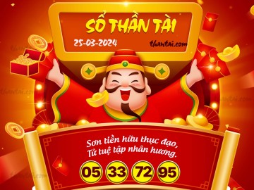 SỔ THẦN TÀI 25/03/2024