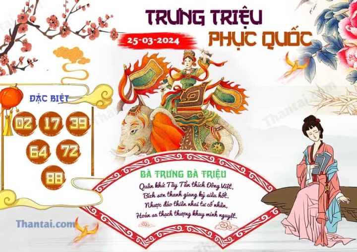 Trưng Triệu Phục Quốc 10/03/2024