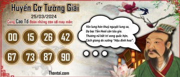 Huyền Cơ Tường Giải 25/03/2024