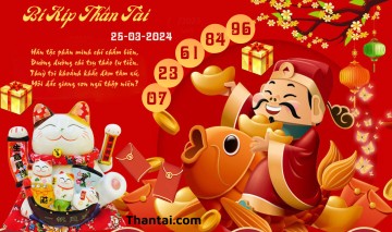 Bí Kíp Thần Tài 25/03/2024