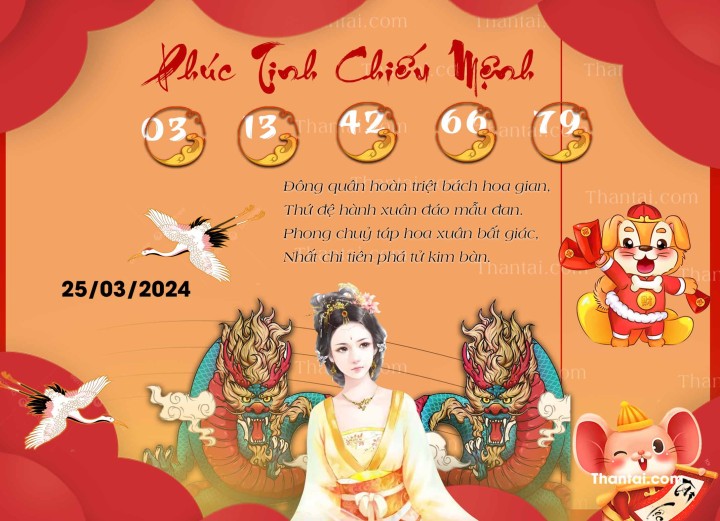 Phúc Tinh Chiếu Mệnh 10/03/2024