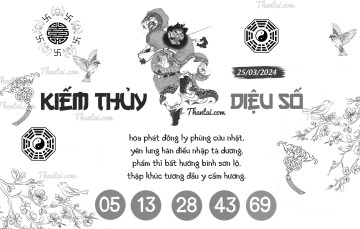 KIẾM THỦY DIỆU SỐ 25/03/2024