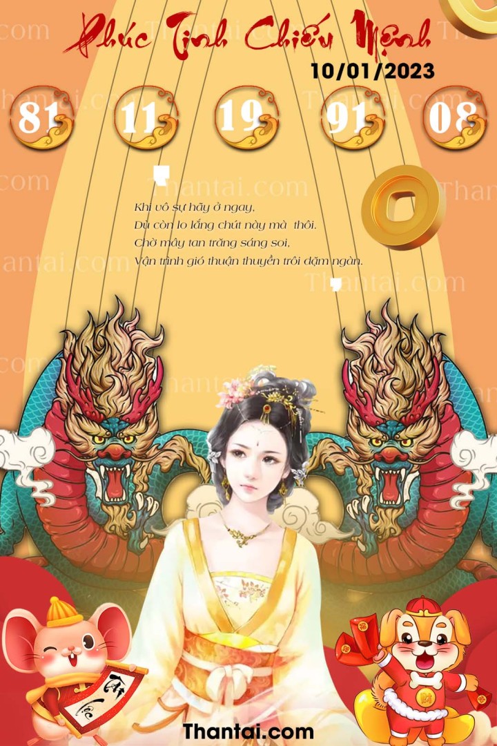 Phúc Tinh Chiếu Mệnh 01/01/2023