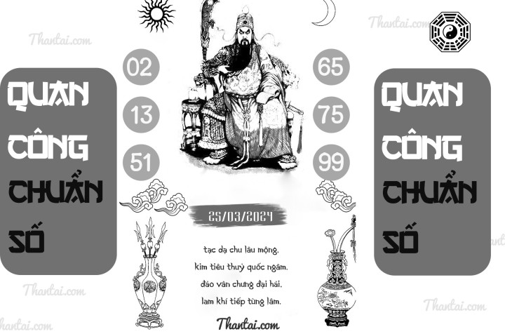 QUAN CÔNG CHUẨN SỐ 10/03/2024