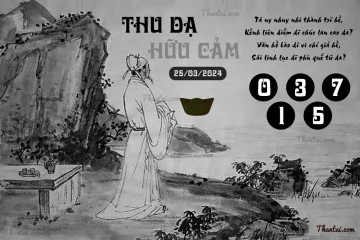 THU DẠ HỮU CẢM 25/03/2024