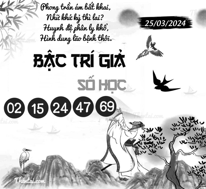 BẬC TRÍ GIẢ SỐ HỌC 10/03/2024