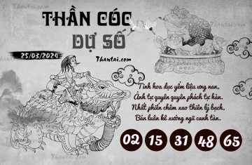 THẦN CÓC DỰ SỐ 25/03/2024