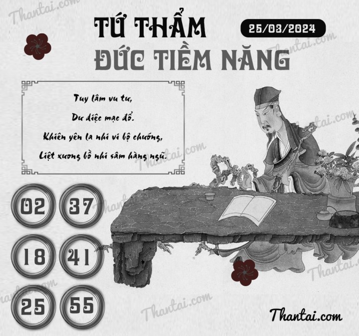 TỨ THẨM ĐỨC TIỀM NĂNG 10/03/2024