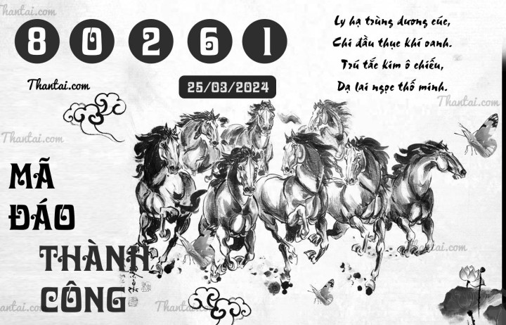 MÃ ĐÁO THÀNH CÔNG 10/03/2024