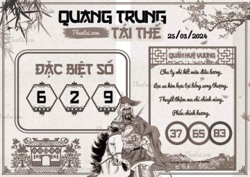 QUANG TRUNG TÁI THẾ 25/03/2024