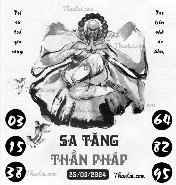 SA TĂNG THẦN PHÁP 25/03/2024