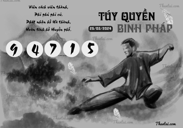 TÚY QUYỀN BINH PHÁP 10/03/2024
