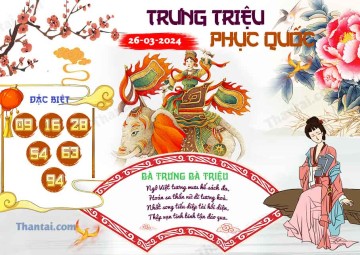 Trưng Triệu Phục Quốc 26/03/2024