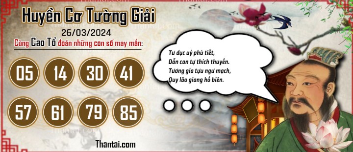 Huyền Cơ Tường Giải 11/03/2024