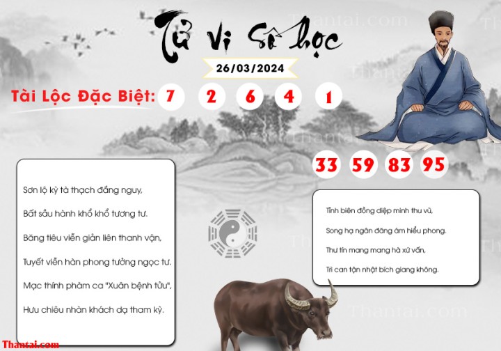 TỬ VI SỐ HỌC 11/03/2024