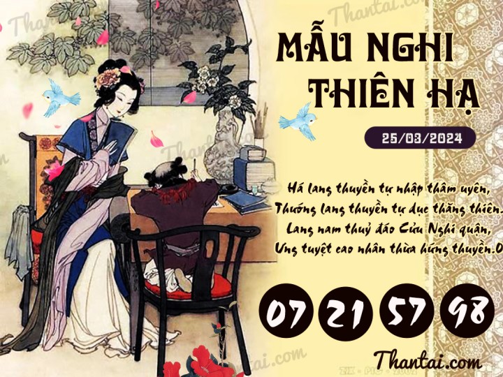 Mẫu Nghi Thiên Hạ 11/03/2024