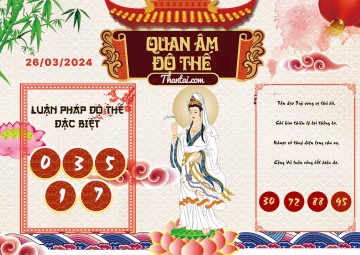 Quan Âm Độ Thế 26/03/2024