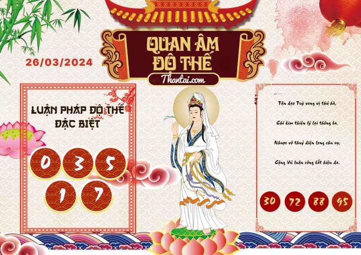 Quan Âm Độ Thế 11/03/2024