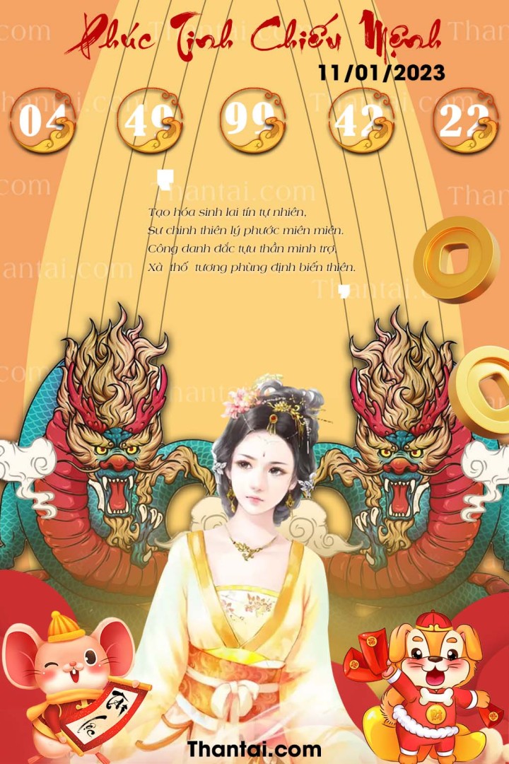 Phúc Tinh Chiếu Mệnh 01/01/2023