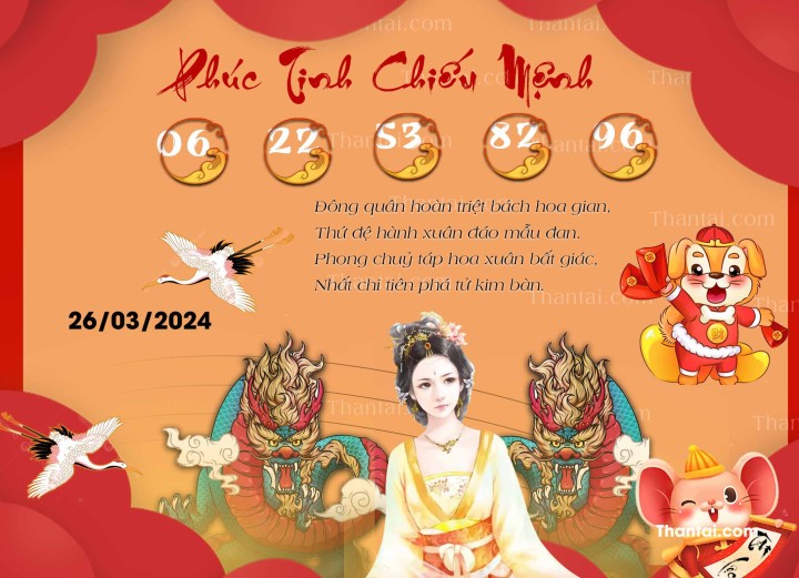 Phúc Tinh Chiếu Mệnh 11/03/2024