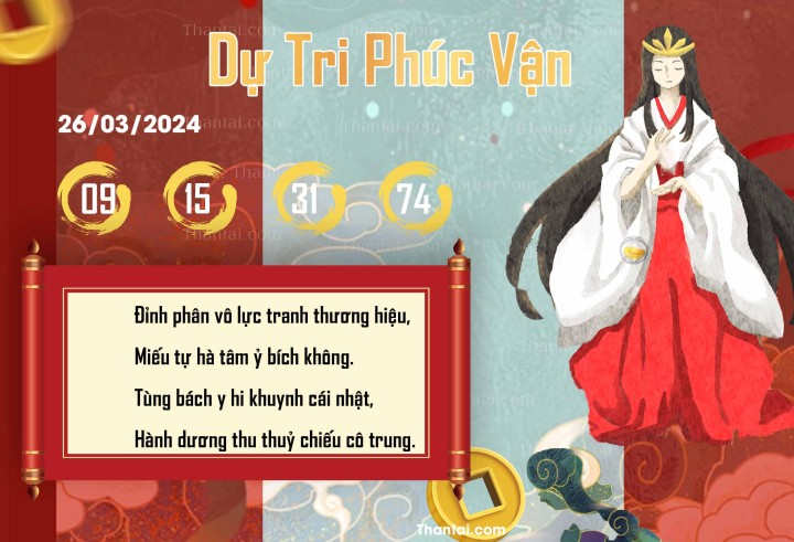 DỰ TRI PHÚC VẬN 11/03/2024