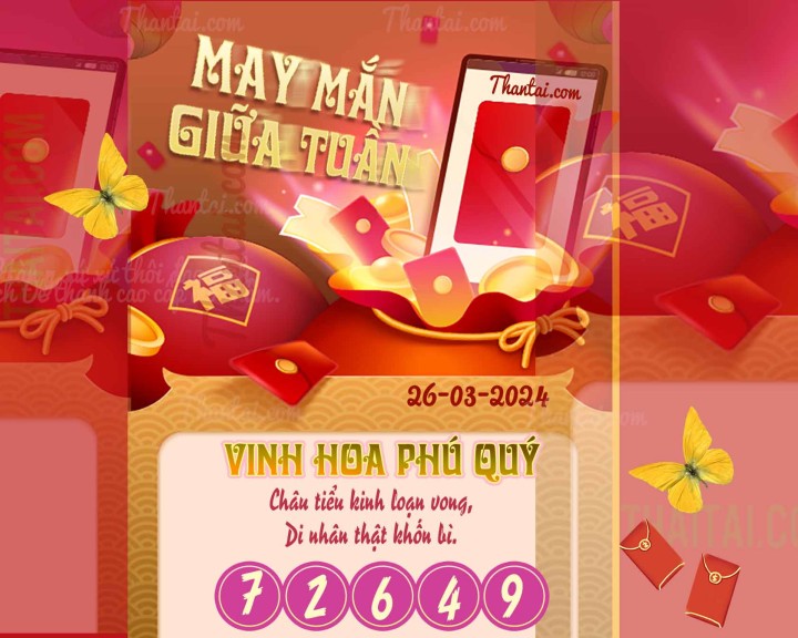 May Mắn Giữa Tuần 11/03/2024
